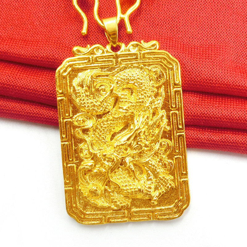 Solid 40g Dragon Pendant